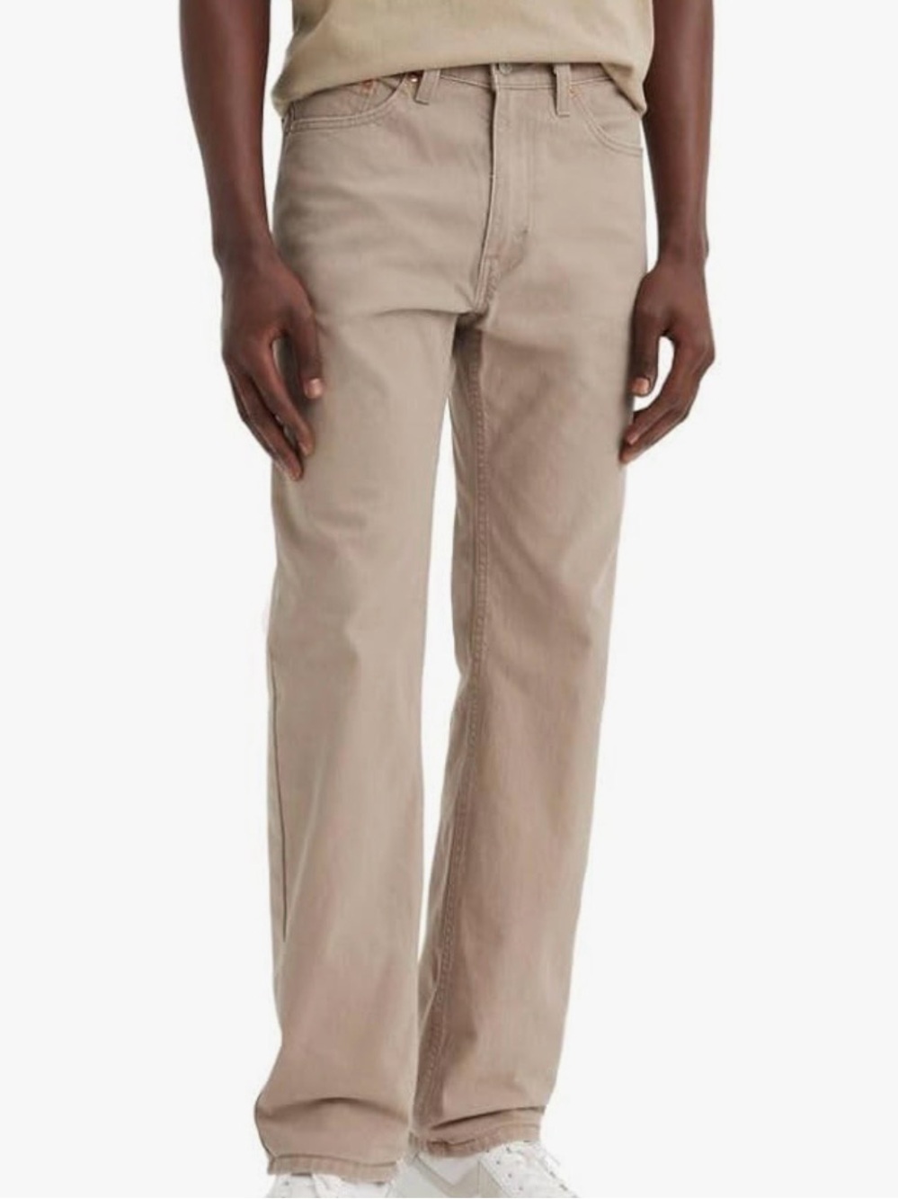 Levi's Men's 505 Regular Fit Jeans Relaxed Fit, NEW, color desert taupe, 36x30